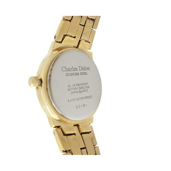 Charles Delon Dress/Formal Style Gold Watch - Picture 3 of 3